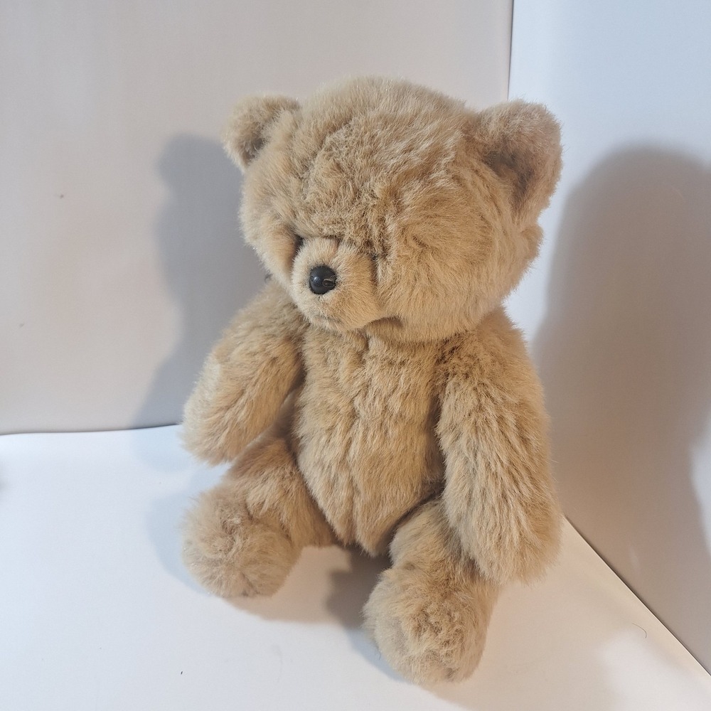 Vintage 1985 Applause Avanti Jockline ITALY Classic‎ Golden Teddy Bear Plush 14"